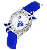 Stylish White PU Analog Watches For Women-thumb1