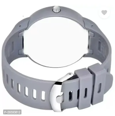 Stylish Grey PU Analog Watches For Men-thumb2