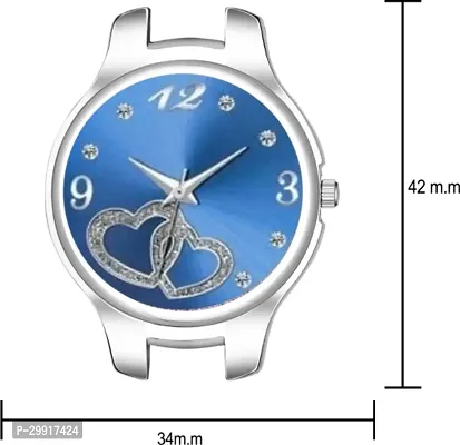 Stylish Blue Metal Analog Watches For Women-thumb3