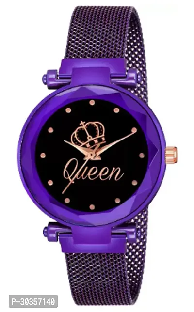 Stylish Metal Analog Watch For Women-thumb0