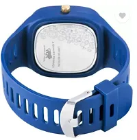 Stylish Blue PU Analog For Men-thumb1