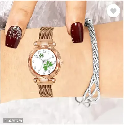 Stylish Metal Analog Watch For Women-thumb2