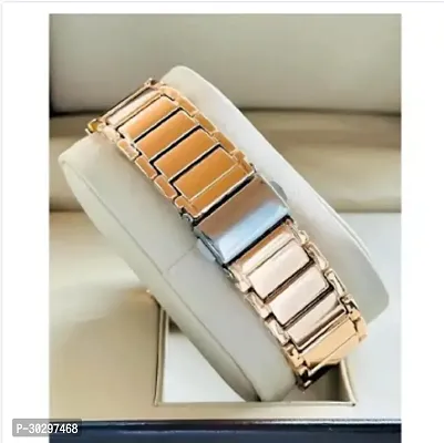 Stylish Golden Metal Analog Watches For Women-thumb3