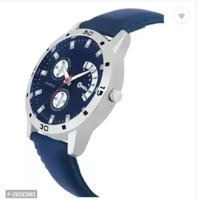Stylish Blue Genuine Leather Analog Watches For Men-thumb5