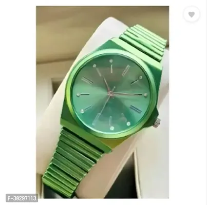 Stylish Green Metal Analog Watches For Women-thumb0