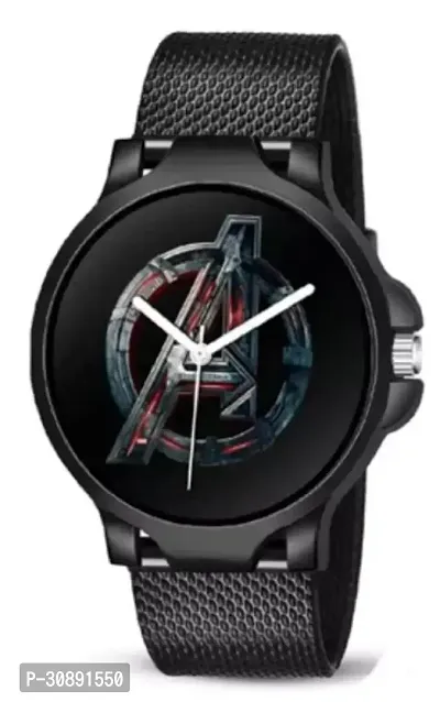 Stylish Black Analog Watches For Men-thumb0