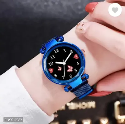 Stylish Black Metal Analog Watches For Women-thumb3