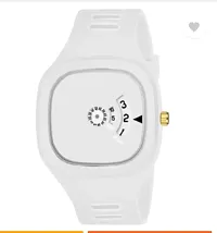 Stylish White PU Analog Watches For Men-thumb2