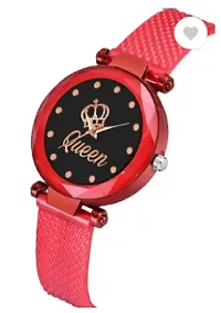 Stylish PU Analog Watch For Women-thumb1