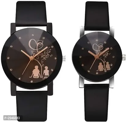 Couple Synthetic Strap Watch For Men