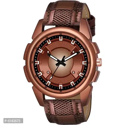 nbsp;Trendy Synthetic Leather Analog Watch for Men-thumb0