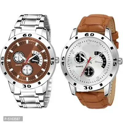 Gents Exclusive 2 Designer Combo Analog Watch