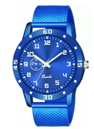 Stylish Synthetic Leather Analog Watches for Men