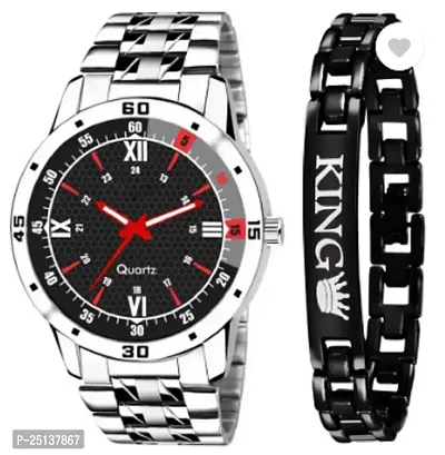 Classic Analog Watches With Bracelet For Men