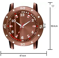 Classic Pu Analog Watch for Men Boys-thumb3