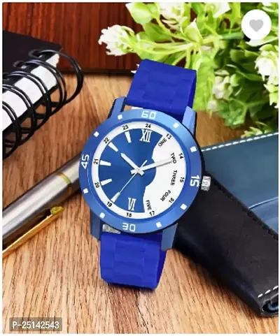 Classic Pu Analog Watch for Men Boys-thumb3