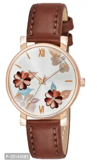 Elegant Genuine Leather Analog Watch for Women-thumb5