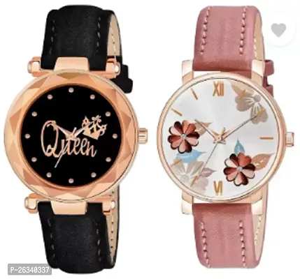 Classy Analog Watches for Women, Pack of 2