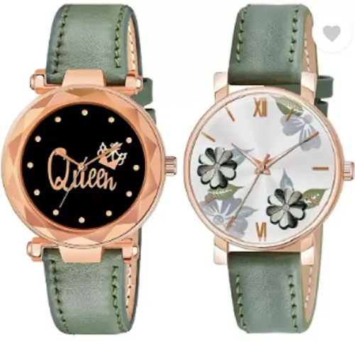 Classy Analog Watches for Women, Pack of 2