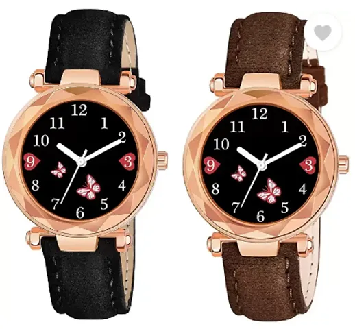 Classy Analog Watches for Women, Pack of 2