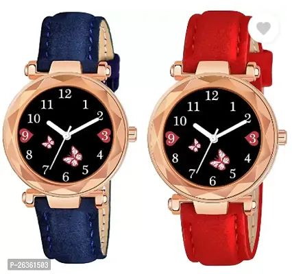 Classy Analog Watches for Women, Pack of 2-thumb0