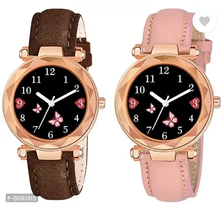 Classy Analog Watches for Women, Pack of 2-thumb0