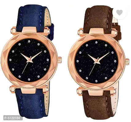 Stylish Golden Metal Analog Watches For Women-thumb0