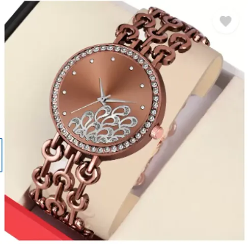 Trendy Metal Analog Watch for Women