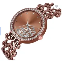 Trendy Metal Analog Watch for Women-thumb3