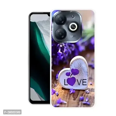 Infinix Smart 8 HD Printed Mobile Back Cover Purple-thumb0