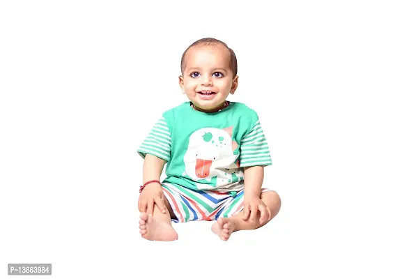 Green Combo Clothing Set For Baby Boy-thumb0