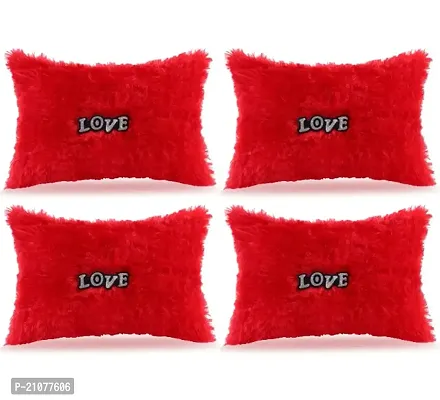 4 Pcs Love Pillow Attractive Soft Toys Best Gift For Valentine Day, Kids Birthday, Marriage Anniversary Gift ( Love Pillow - 35 Cm )-thumb0