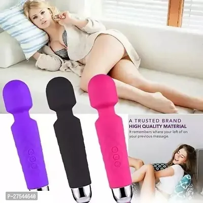 personal handheld wand massager is perfect for getting professional-grade massaging at home. With its 28 vibration modes, 8 intense speeds, it gives you ultimate relaxation. pack of 1-thumb0