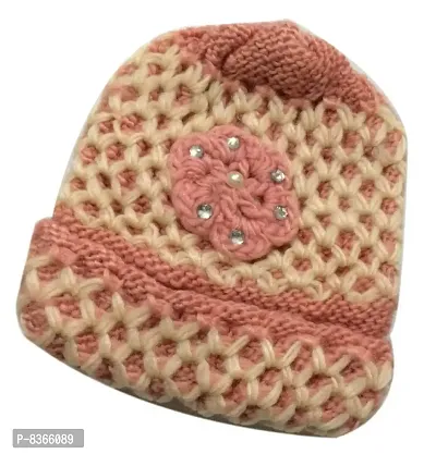 Cute Collection-Woolen Cap for Kids (2 to 4 Years, 2 Pieces)-thumb4