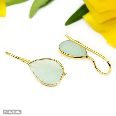 Designer White Brass Earrings For Women-thumb2