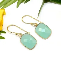 Designer Turquoise Brass Earrings For Women-thumb1
