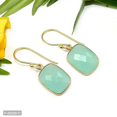 Designer Turquoise Brass Earrings For Women-thumb2