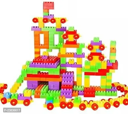 Multicoloured Building Blocks For Kids For Boy And Girls 120 Pieces