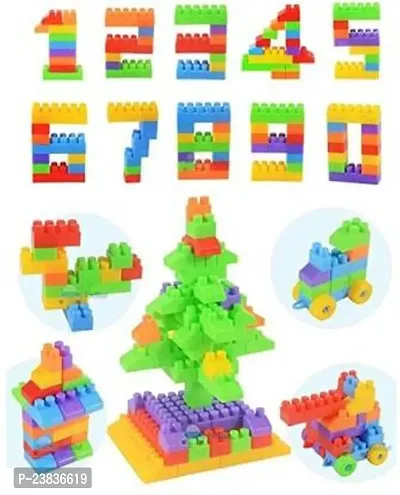 Multicoloured Building Blocks For Kids For Boy And Girls 120 Pieces