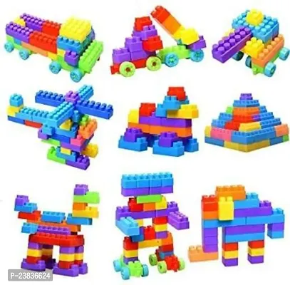 Multicoloured Building Blocks For Kids For Boy And Girls 120 Pieces