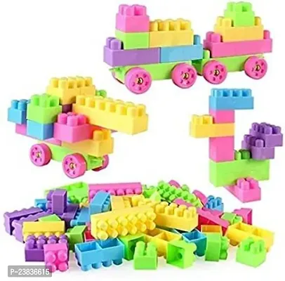 Multicoloured Building Blocks For Kids For Boy And Girls 120 Pieces