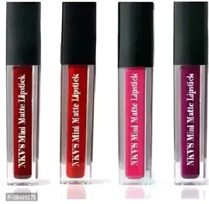 Long Lasting Waterproof Matte Lipsticks Pack Of 4-thumb0