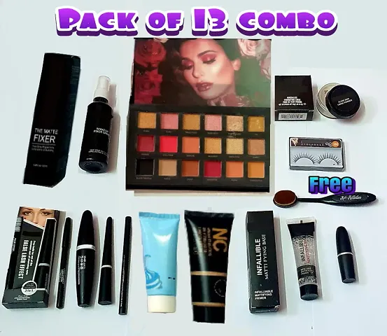 Perfect Makeup Look Eyeshadow Palette With Beauty Essential Combo