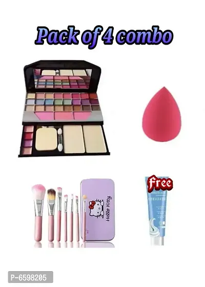 TYA make up kit with hello kitty and blender with Free primer