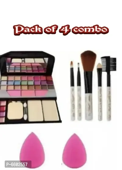 TYA MAKE UP KIT with pack of 5 brush and 2 blender free