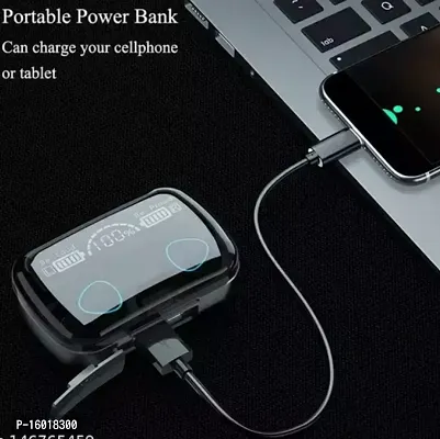 M10 Bluetooth 5.1 Canceling Earbuds LED Display  Power Bank Bluetooth Headset Compatible-thumb3