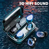 wireless bluetooth and heaphones V5.1 Bluetooth eName: M10 wireless earbuds BLUETOOTH WITH 2200MAH BATTERY CAPACITY UPTO 15 HOURS PLAYTIME-thumb2