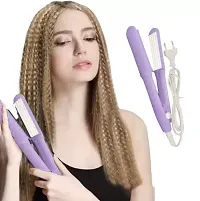 Hair Crimper Curler Machine By Meherma For Women's With With Quick Heat Up  19mm Ceramic Coated Plates, Curler  Styles (Multi-color)-thumb2