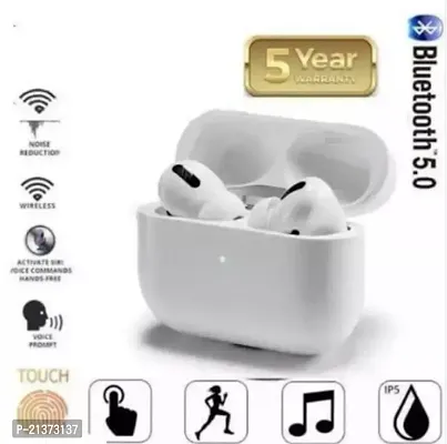 AirPods Pro In-Ear Active Noise Cancellation Truly Wireless Earbuds With Mic (Bluetooth 5.0) Charging case.-thumb2