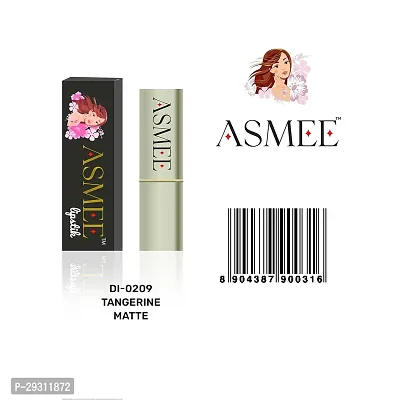 Asmee Tangerine Matte Lipstick Long Lasting Matte Lipstick Waterproof And Smudge Proof 100  Vegan Cruelty Free Paraben Free-thumb3